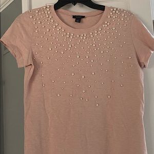 Festive t-shirt with pearls